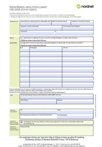 fullmakt för att flytta aktier (nordnet)